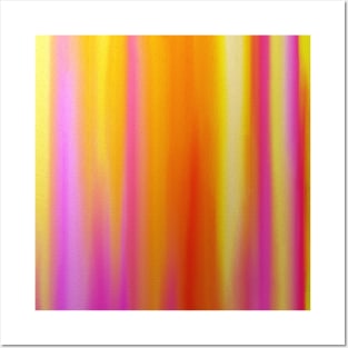 Sunrise Ombre Yellow Orange Magenta Gradient Posters and Art